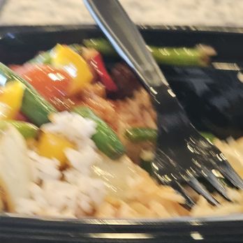 Panda Express - Steamed rice with beef and shrimp - Fast Food Near Me - Carson City, Nevada