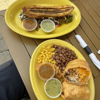 Momcorn - Steak Jibarito and chicken CHIMICHANGA - Mexican Near Me - Gurnee, Illinois