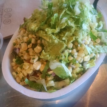 Chipotle Mexican Grill - Steak bowl with half the guacamole scrapped off - Mexican Near Me - West Bountiful, Utah