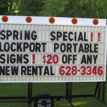 Lockport Portable Signs - perfect sign to promote your business anyone driving by will see it night or day! - Signmaking Near Me Lockport Portable Signs - perfect sign to promote your business anyone driving by will see it night or day! - Signmaking Near Me