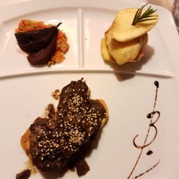 Black pork cheek Black pork cheek