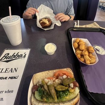 Bubba's Frozen Custard - Chicago dog, White cheese curds, Port Wine cheddar burger - Ice Cream & Frozen Yogurt Near Me - Pewaukee, Wisconsin Bubba's Frozen Custard - Chicago dog, White cheese curds, Port Wine cheddar burger - Ice Cream & Frozen Yogurt Near Me - Pewaukee, Wisconsin