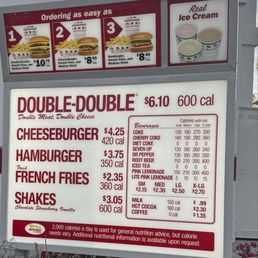 Menu as of 8/21/25.