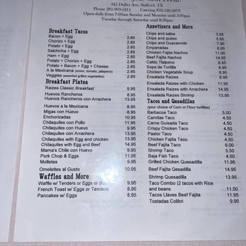 Raizes Mexican Kitchen - Mexican Near Me - Stafford, Texas Raizes Mexican Kitchen - Mexican Near Me - Stafford, Texas
