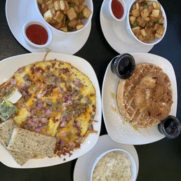 Open Face Omelets