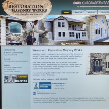 Restoration Masonry Works - Masonry/Concrete Near Me - Prospect Park, Pennsylvania Restoration Masonry Works - Masonry/Concrete Near Me - Prospect Park, Pennsylvania