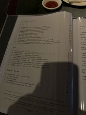 Menu photo 5 Mr Wong Sydney, NSW