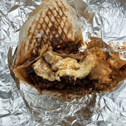 Sunday breakfast burrito