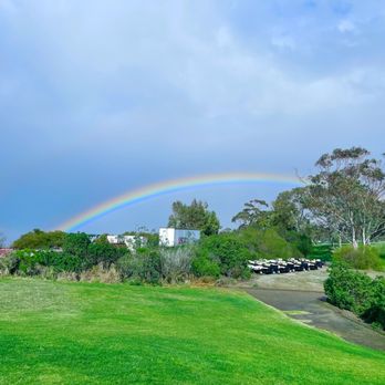 Torrey Pines Golf Course - Full rainbow! - Golf Near Me - La Jolla, California Torrey Pines Golf Course - Full rainbow! - Golf Near Me - La Jolla, California
