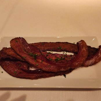 The Lambs Club - Side of Applewood Smoked Bacon - yum! - New American Near Me - New York, New York The Lambs Club - Side of Applewood Smoked Bacon - yum! - New American Near Me - New York, New York