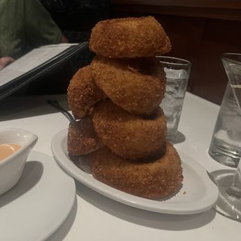 Fleming’s Prime Steakhouse & Wine Bar - Huge onion rings - Steakhouses Near Me - Tulsa, Oklahoma