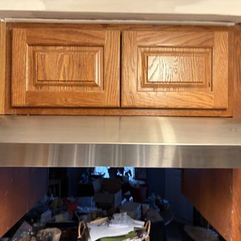 Montclair Handyman Services - new over range hood and cabinet above it - Painters Near Me