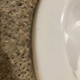 Pube on the sink Pube on the sink
