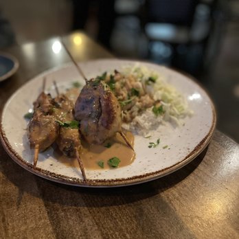 Le Papagayo - Happy hour chicken satay... Nate the server did us right! - Breakfast & Brunch Near Me - Encinitas, California Le Papagayo - Happy hour chicken satay... Nate the server did us right! - Breakfast & Brunch Near Me - Encinitas, California