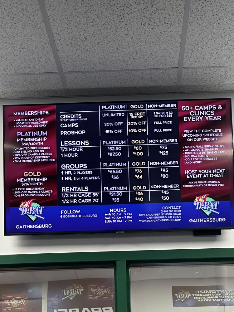 DBAT GAITHERSBURG Updated October 2024 8777 Snouffer School Rd, Gaithersburg, Maryland