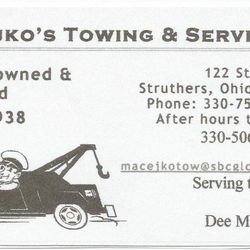 Macejko's Service Station & Towing