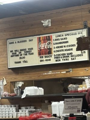 Menu photo 1 Crossroads Rib Shack Corinth, MS