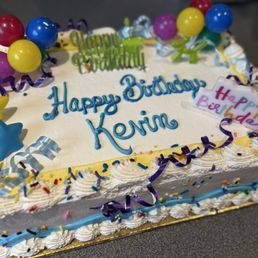 This cake here is a marble 1/4 sheet cake with whipped cream and strawberry filling and a buttercream icing! This cake here is a marble 1/4 sheet cake with whipped cream and strawberry filling and a buttercream icing!