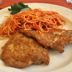 Restaurant Riviera - Fischfilet mit Spaghetti