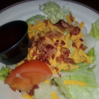 Ribeyes - a salad with lettuce, tomato, cheese, and bacon - Restaurants Near Me - Yazoo City, Mississippi Ribeyes - a salad with lettuce, tomato, cheese, and bacon - Restaurants Near Me - Yazoo City, Mississippi