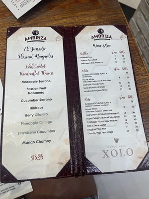 Menu photo 7 Ambriza Katy, TX
