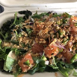 Salmon regular poke bowl Salmon regular poke bowl