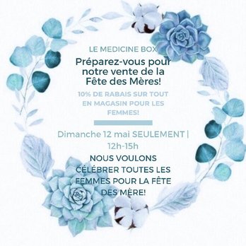 The Medicine Box - Promotion pour la fêtes des mères 2019 - Cannabis Clinics Near Me - Oka, Quebec