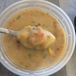 Franco the Foodie - Shrimp and corn chowder