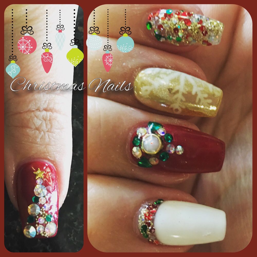 Crazi_Tracy's Nail Place - Christmas  nails !! - Nail Salons Near Me - Glendale, Arizona