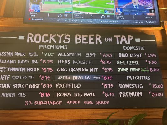 Menu photo 1 Rocky's Crown Pub San Diego, CA Menu photo 1 Rocky's Crown Pub San Diego, CA