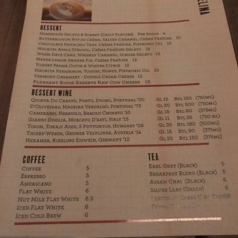 Gjelina - Dessert menu - New American Near Me - Venice, California