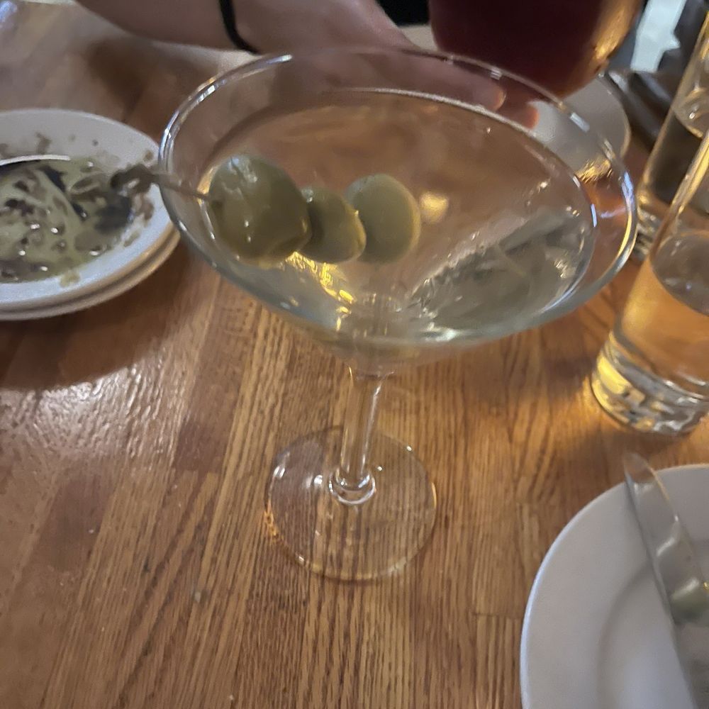 Monica's Trattoria - dirty martini - Italian Near Me - Boston, Massachusetts