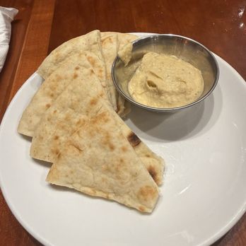 Panini Kabob Grill - Small side of pita with hummus - Mediterranean Near Me - Long Beach, California Panini Kabob Grill - Small side of pita with hummus - Mediterranean Near Me - Long Beach, California