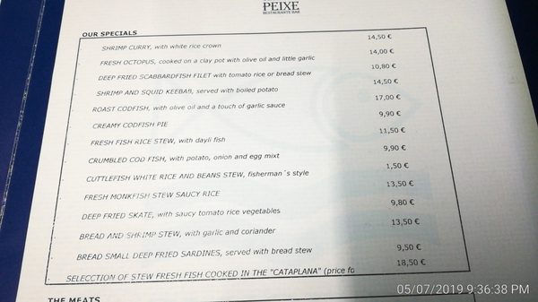 Menu photo 1 Clube do Peixe Lisbon, 11