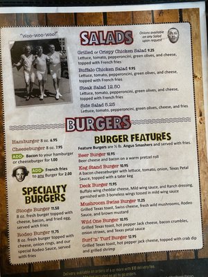 Menu photo 2 Stooges Pub & Grub Bedford, PA Menu photo 2 Stooges Pub & Grub Bedford, PA
