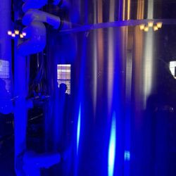 Liquid Hero Brewing Company - Tanks up close