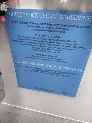 Menu photo 3 Gelato Cimmino Gilbert, AZ