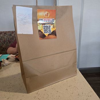 Secret Burger Kitchen Tacoma Smash Burgers - We ordered one burger for our daughter to go and it came in a huge paper bag. - Burgers Near Me - Tacoma, Washington