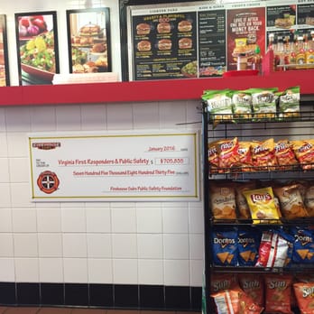 Firehouse Subs - Pic of the chips and menu board - Fast Food Near Me - Chesapeake, Virginia