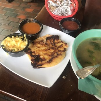 Tasty Chicken And Wings - Pupusas pork and cheese with cabbage and sauce. Wow. All were great and you should try! - Chicken Wings Near Me - Mesquite, Texas