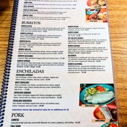 Agavero Mexican Restaurant - Menu
