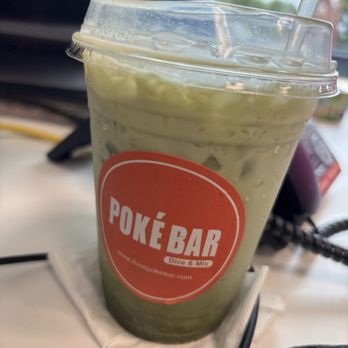Poké Bar Avalon - Matcha Milk Tea - Poke Near Me - Alpharetta, Georgia