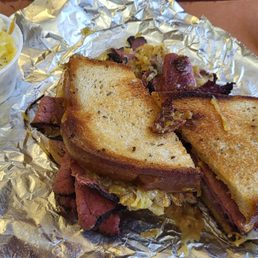 Grilled Pastrami Ruben Grilled Pastrami Ruben