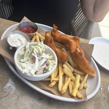 Culinary Dropout - Beer Battered Fish & Chips - New American Near Me - Dallas, Texas