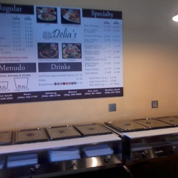 Delia's - Menu. - Mexican Near Me - McAllen, Texas Delia's - Menu. - Mexican Near Me - McAllen, Texas
