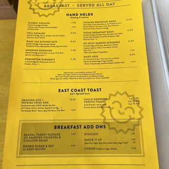 Catalog Coffee - Menu - Breakfast & Brunch Near Me - Baltimore, Maryland