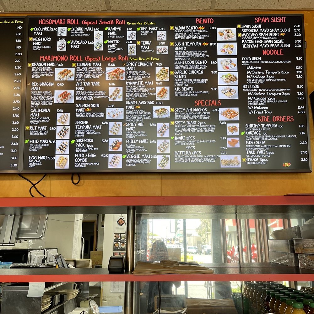 Kozo Sushi - Menu - Sushi Bars Near Me - Honolulu, Hawaii