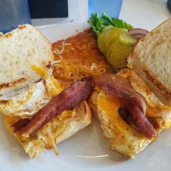 Jim's On The Course - Inside Jim's Breakfast Sandwich - American Near Me - Alameda, California Jim's On The Course - Inside Jim's Breakfast Sandwich - American Near Me - Alameda, California