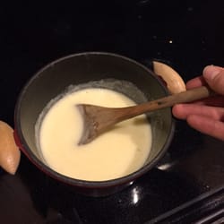 Fondue at Home - Making cheese fondue!