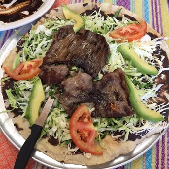El Jacalito Oaxaqueño - Tlayuda with tasajo - Mexican Near Me - Culver City, California El Jacalito Oaxaqueño - Tlayuda with tasajo - Mexican Near Me - Culver City, California